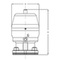 Actionneur pneumatique Série: S360 (HC4) Type: 3137 Acier inoxydable Simple effect, fermeture par ressort